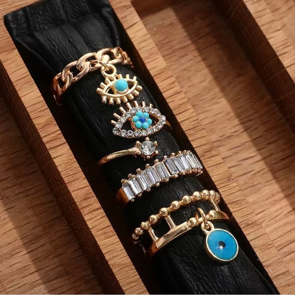 Golden Eye Rings - Picture 5 of 6